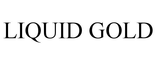 Trademark Logo LIQUID GOLD