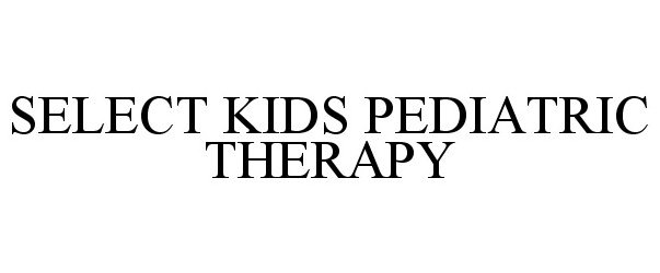  SELECT KIDS PEDIATRIC THERAPY