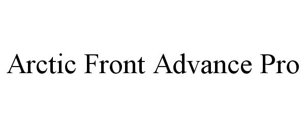 Trademark Logo ARCTIC FRONT ADVANCE PRO