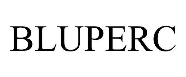 Trademark Logo BLUPERC