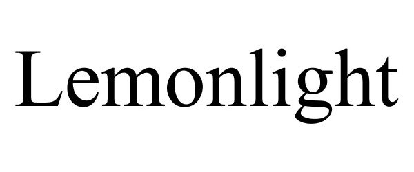 Trademark Logo LEMONLIGHT