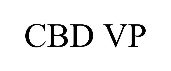 Trademark Logo CBD VP
