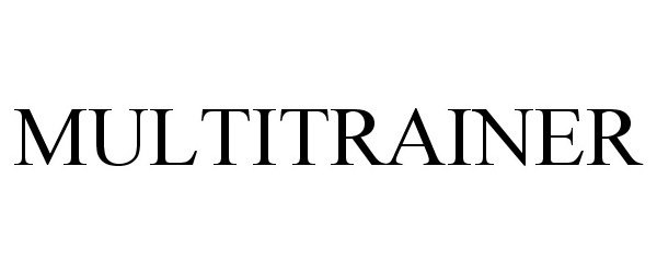 Trademark Logo MULTITRAINER