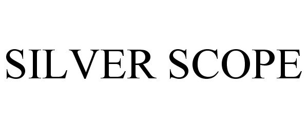 Trademark Logo SILVER SCOPE