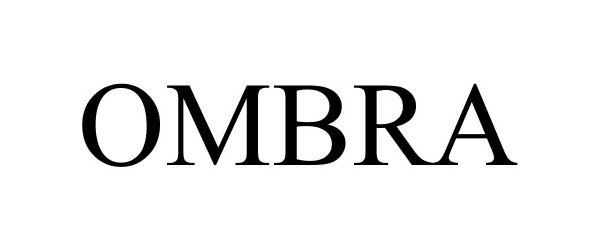 Trademark Logo OMBRA