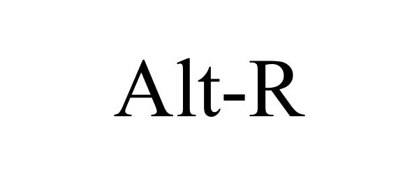 Trademark Logo ALT-R