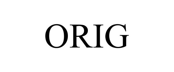Trademark Logo ORIG