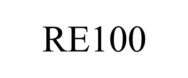 Trademark Logo RE100