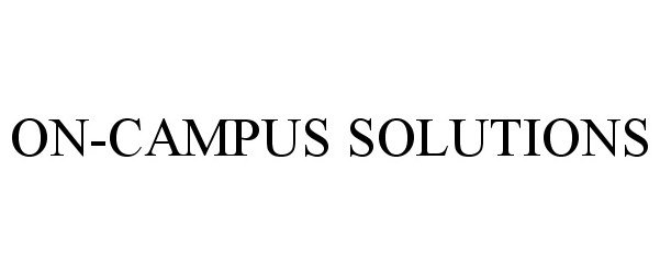  ON-CAMPUS SOLUTIONS