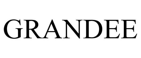 Trademark Logo GRANDEE