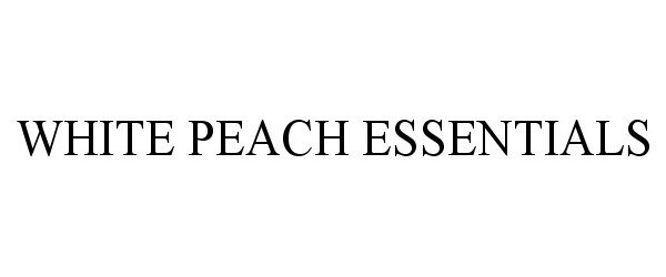 Trademark Logo WHITE PEACH