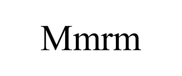 Trademark Logo MMRM