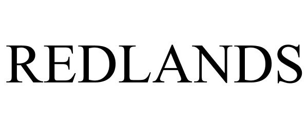 Trademark Logo REDLANDS