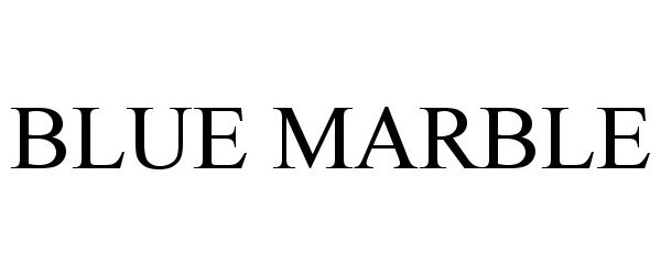 Trademark Logo BLUE MARBLE