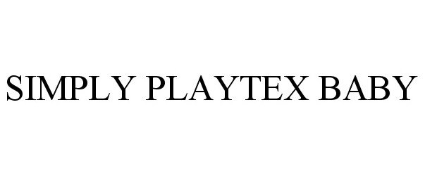 Trademark Logo SIMPLY PLAYTEX BABY