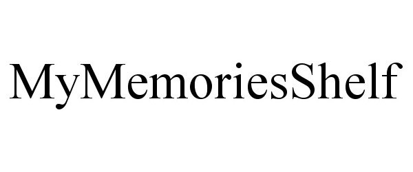 Trademark Logo MYMEMORIESSHELF