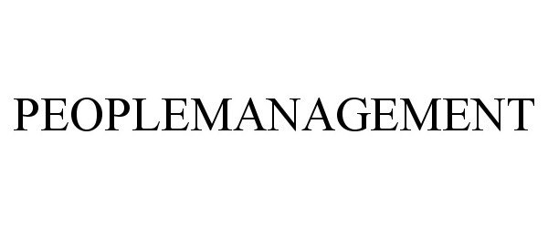 Trademark Logo PEOPLEMANAGEMENT