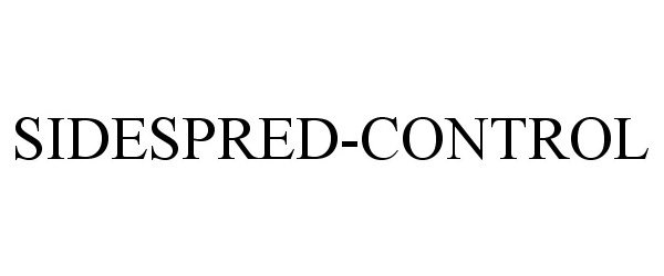 Trademark Logo SIDESPRED-CONTROL