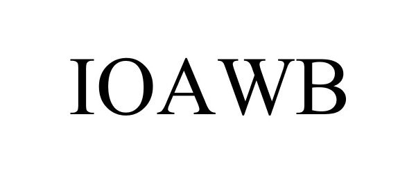 Trademark Logo IOAWB