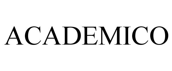 Trademark Logo ACADEMICO