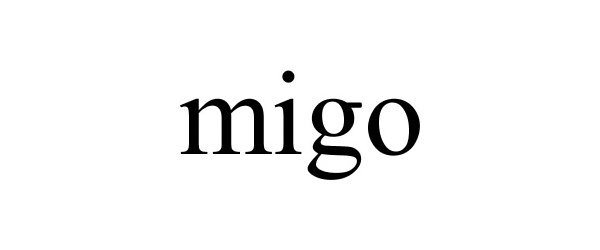 Trademark Logo MIGO