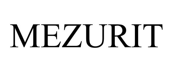 Trademark Logo MEZURIT