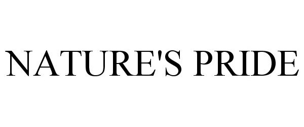 Trademark Logo NATURE'S PRIDE