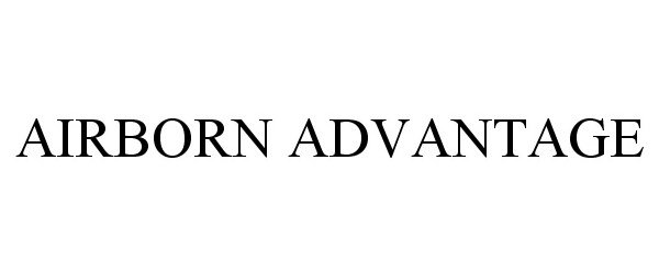 Trademark Logo AIRBORN ADVANTAGE
