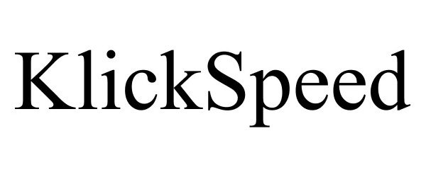 Trademark Logo KLICKSPEED