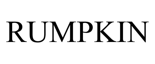 Trademark Logo RUMPKIN