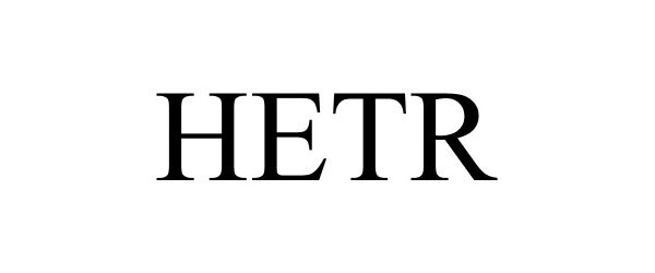 Trademark Logo HETR