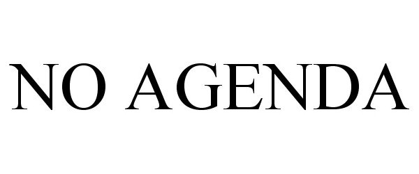 Trademark Logo NO AGENDA