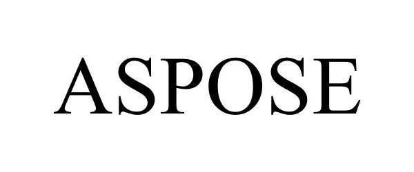 Trademark Logo ASPOSE