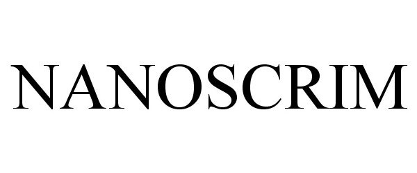 Trademark Logo NANOSCRIM