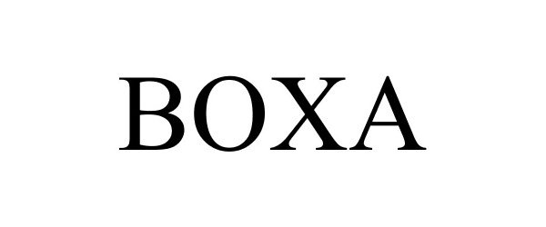 Trademark Logo BOXA