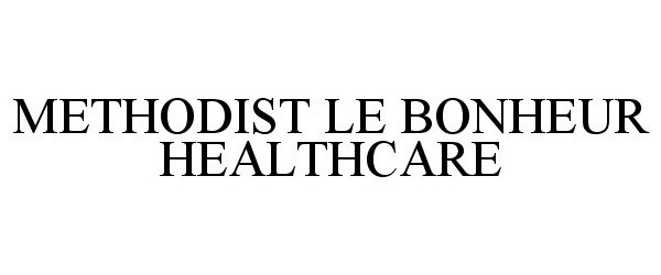  METHODIST LE BONHEUR HEALTHCARE