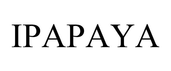 Trademark Logo IPAPAYA