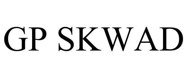 Trademark Logo GP SKWAD