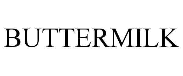 Trademark Logo BUTTERMILK