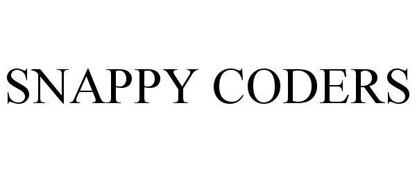 Trademark Logo SNAPPY CODERS