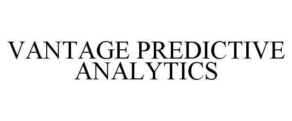  VANTAGE PREDICTIVE ANALYTICS