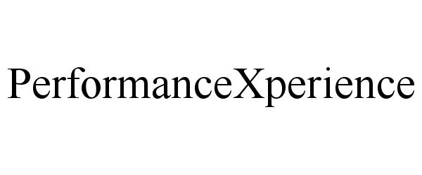 Trademark Logo PERFORMANCEXPERIENCE