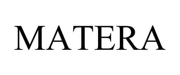 Trademark Logo MATERA