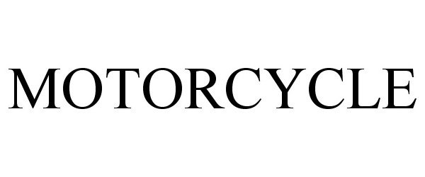 Trademark Logo MOTORCYCLE