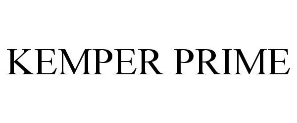 Trademark Logo KEMPER PRIME
