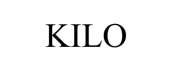 Trademark Logo KILO