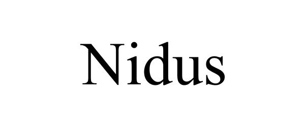 Trademark Logo NIDUS