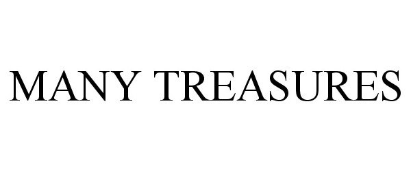 Trademark Logo MANY TREASURES