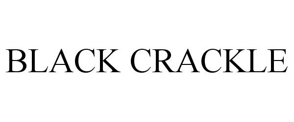  BLACK CRACKLE