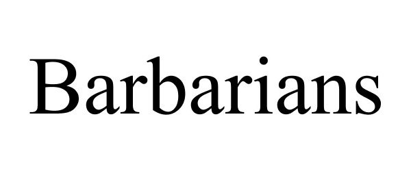 Trademark Logo BARBARIANS